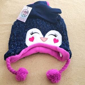 Sugar and Spice Hat &Glove Set for kids